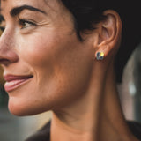 3/4 Cube Urban cluster earrings