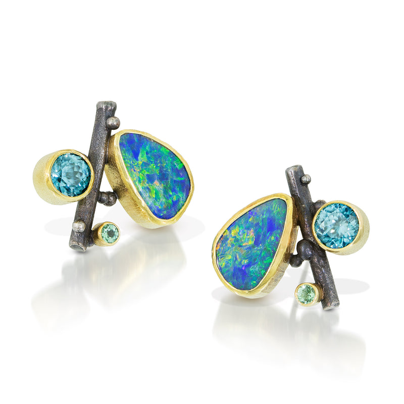 Twig Opal earrings